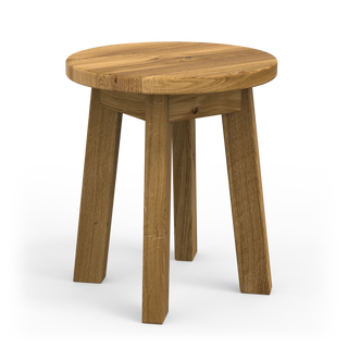 Form F Hocker individuelle Fertigung aus ökologischem Massivholz minimalistisch und praktisch