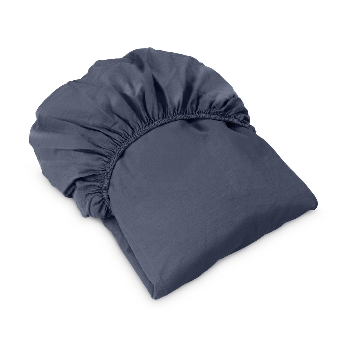 Spannbettlaken Aisling Bio-Baumwolle Navy / Blau