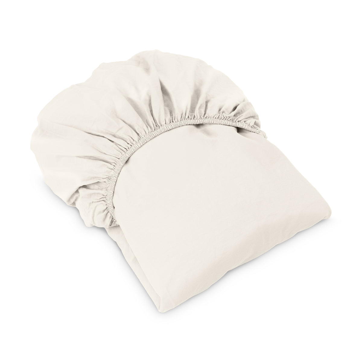 Spannbettlaken Aisling Bio-Baumwolle Off White beige