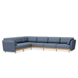 Modulares großes Ecksofa mit 6 Sitzen
