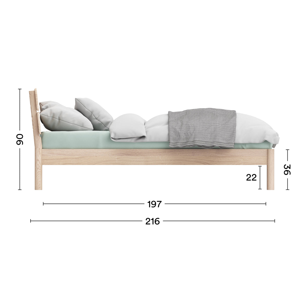 Maße Bett Ærø Comfort 