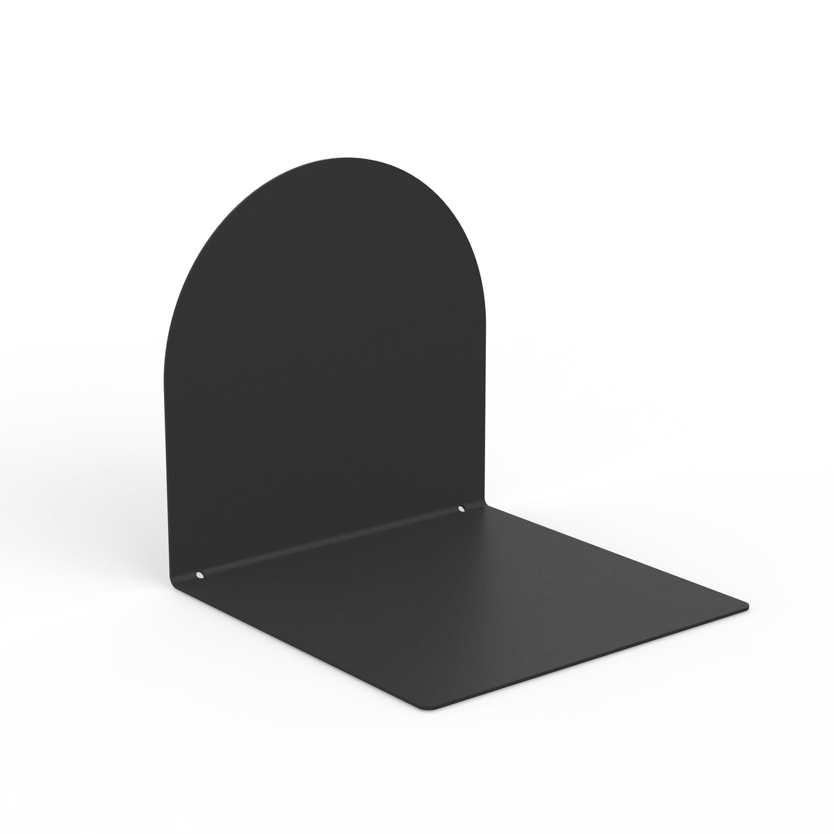 Buchstütze Metall schwarz rund und eckig