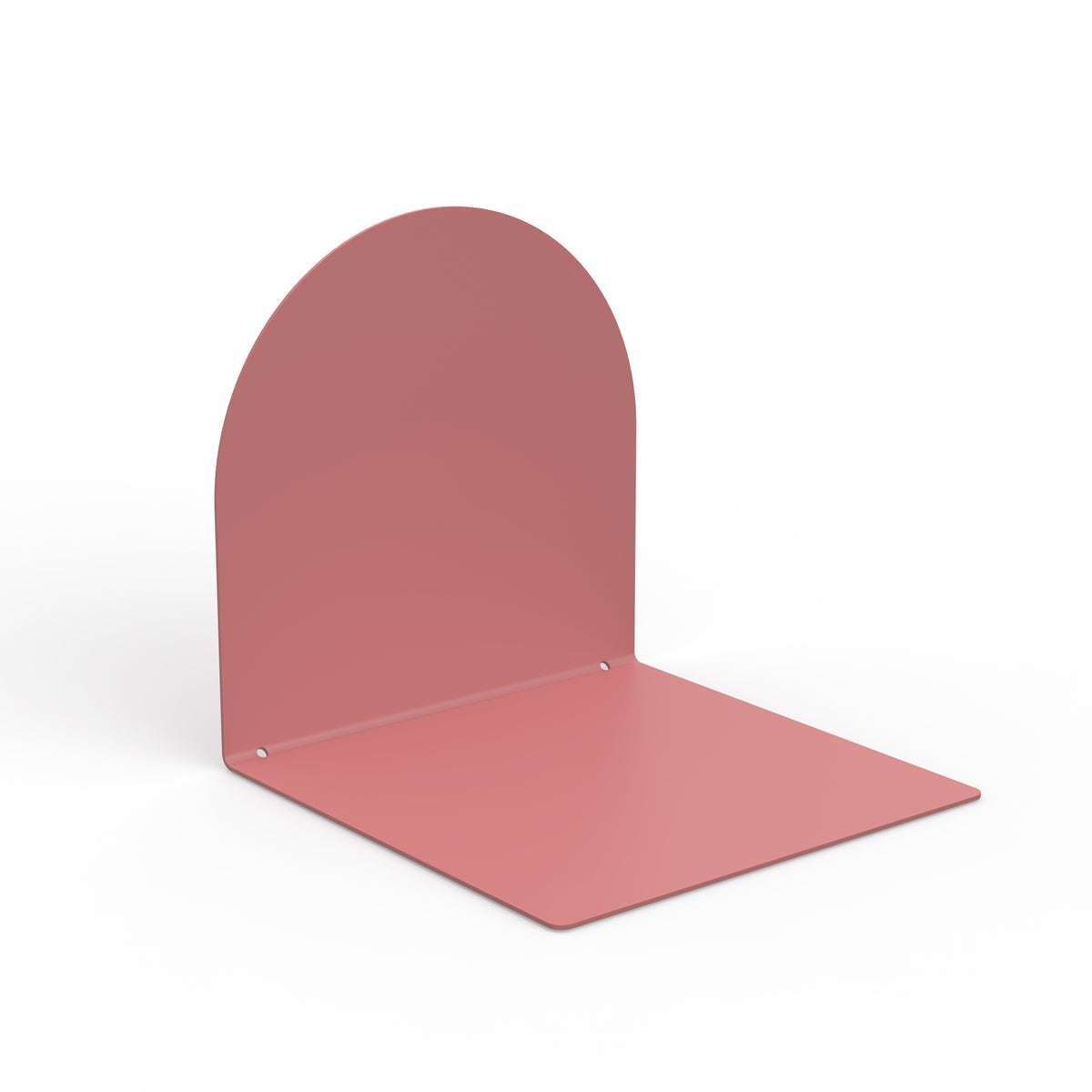 Buchstütze Metall rosa rund und eckig