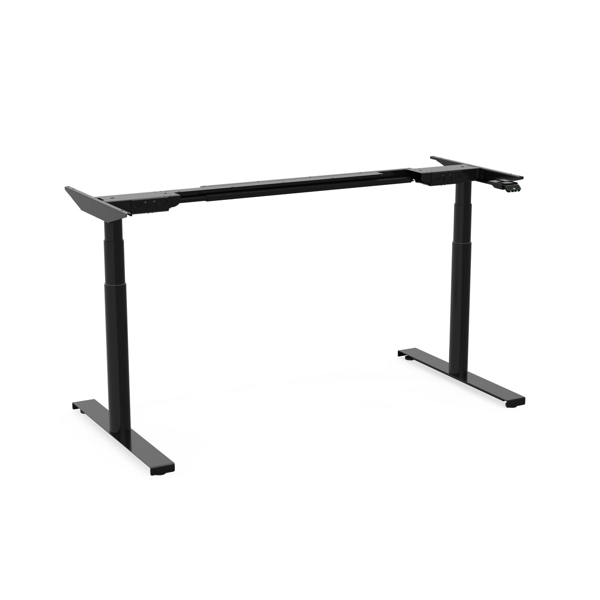 Ergonomische höhenverstellbares Gestell für Schreibtisch in Schwarz
