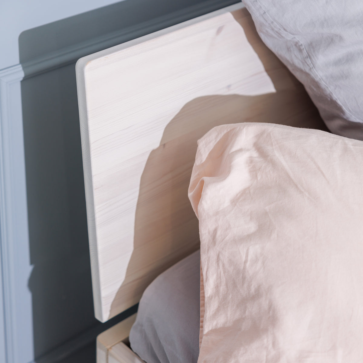 Kopfteil Bett Lade weiß