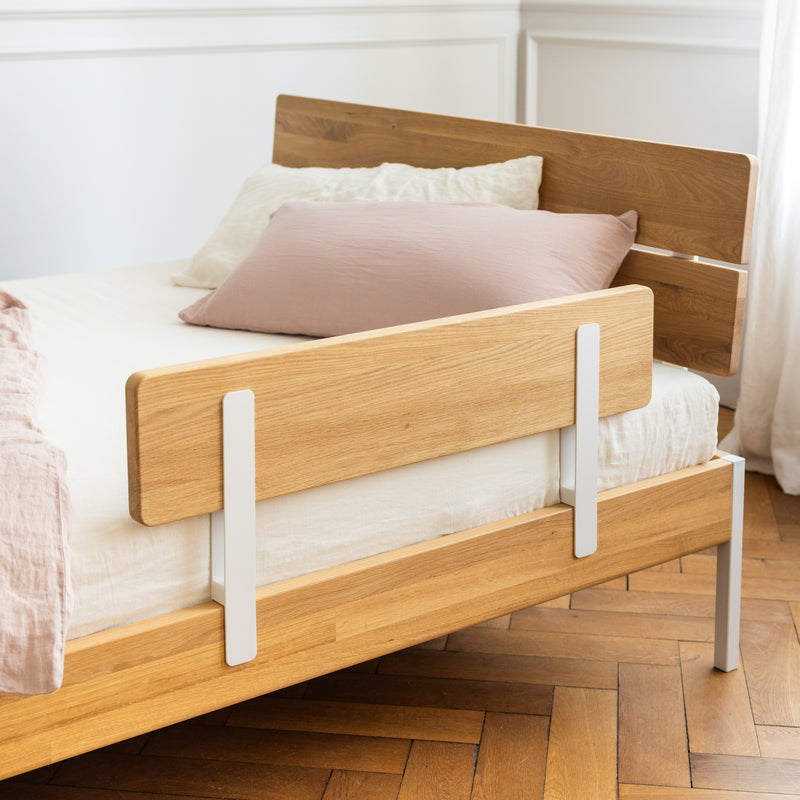 Rausfallschutz aus Eiche für Bett Luna 