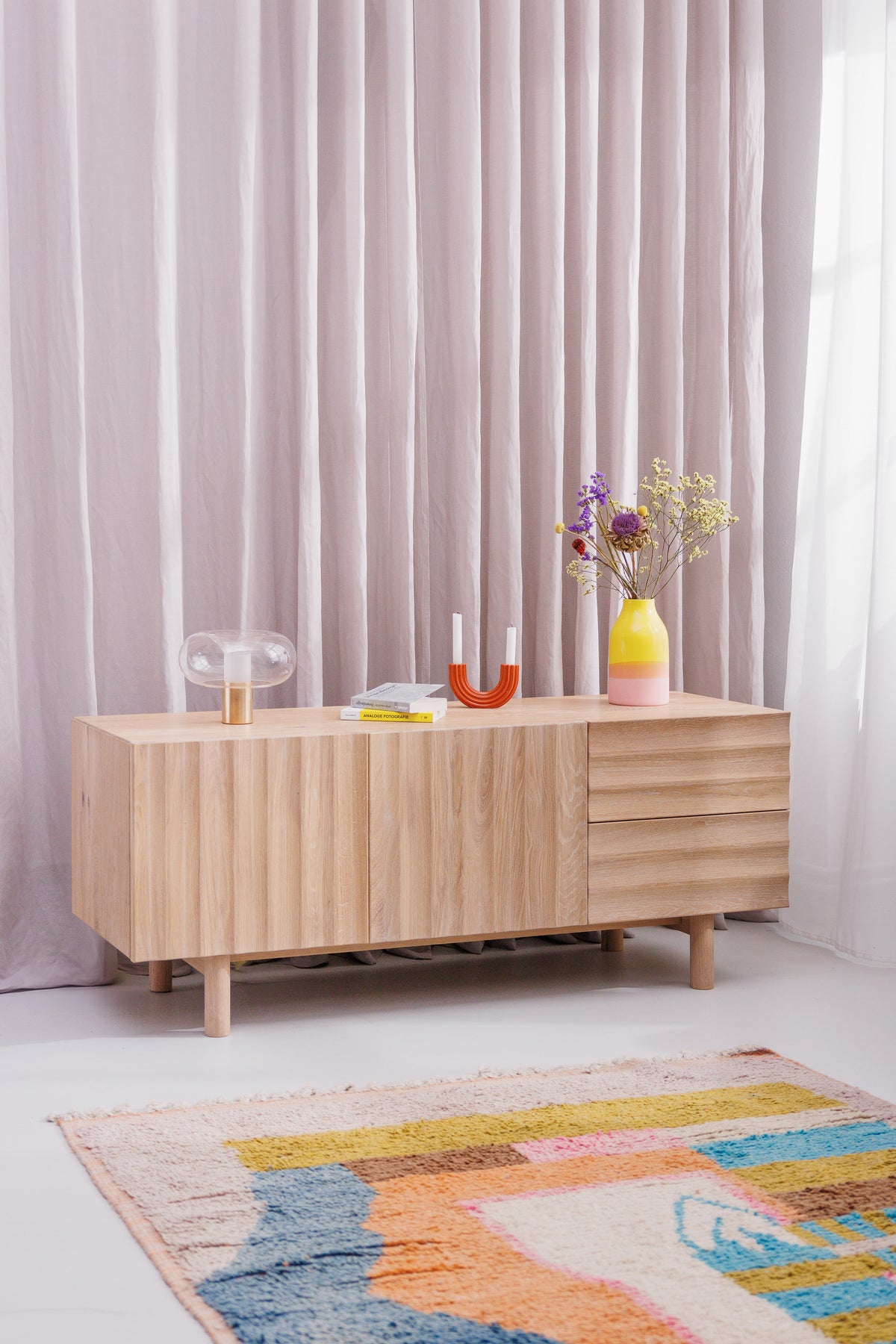 Design Sideboard aus Massivholz
