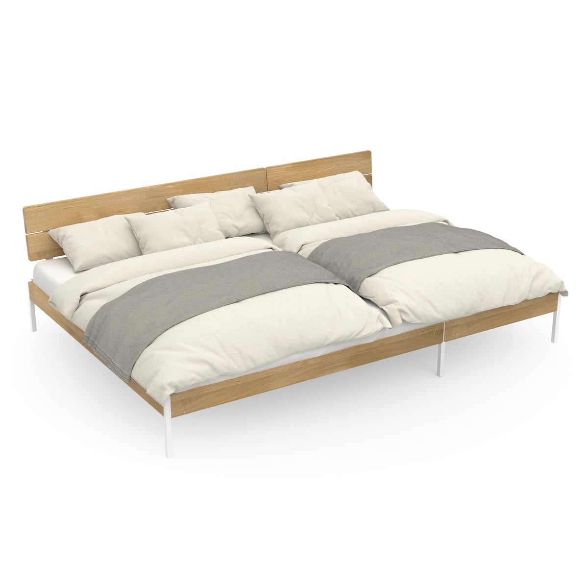 Design Massivholzbett für die ganze Familie
