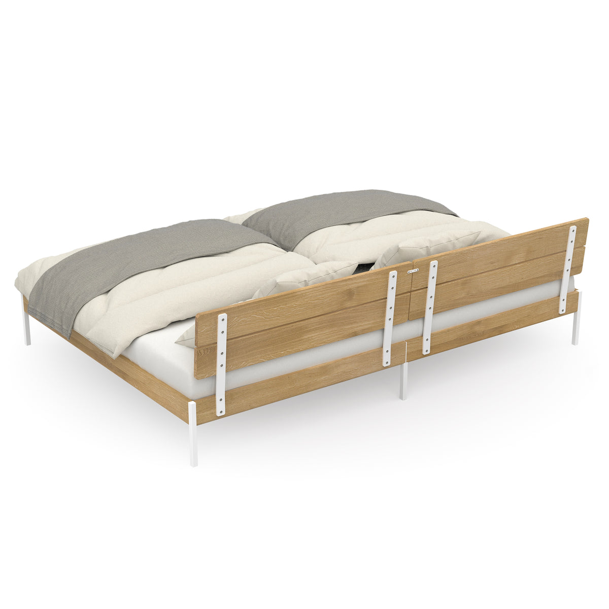 Aus einem Bett mach Zwei. Familienbett 2 in 1