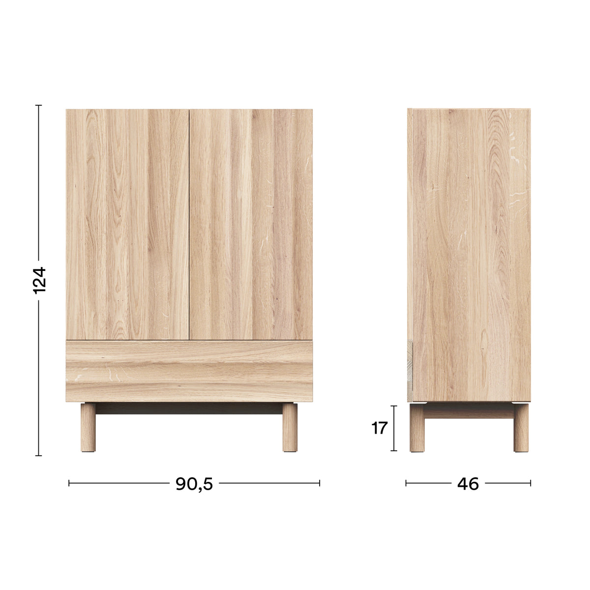 Maße Highboard Skye