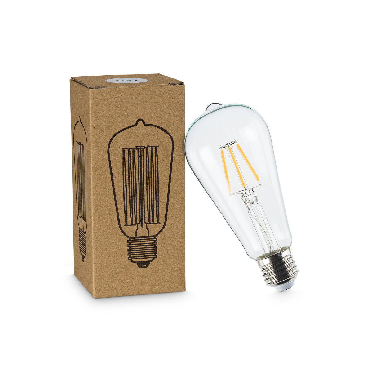 Vintage LED Birne lang schmal