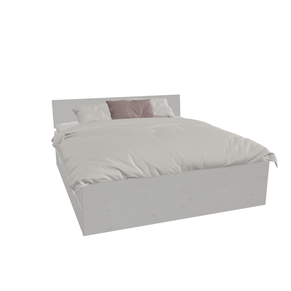 3D Model Bed Lade Storage