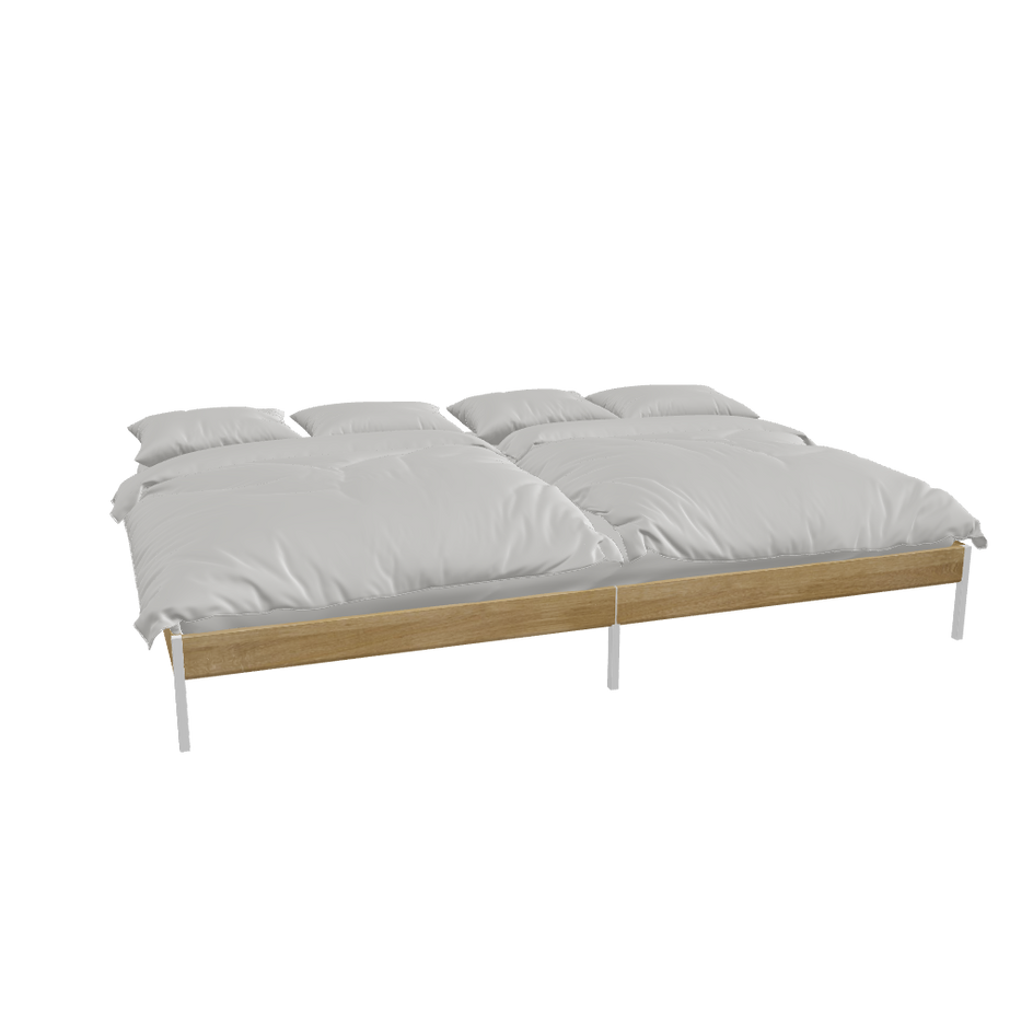 3D Model Familiebed Luna Minimal