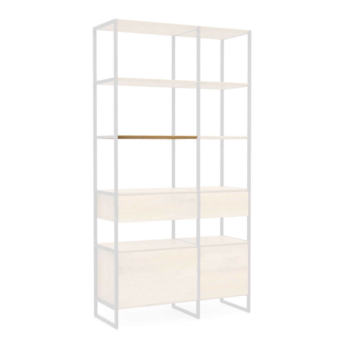 Regalboden Wega 60cm - Konfiguration