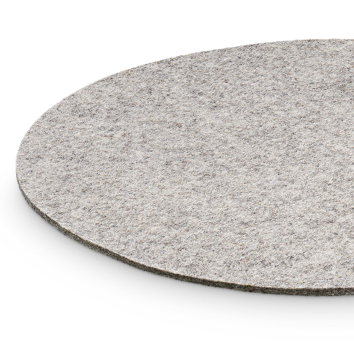Runde Sitzauflage aus hochwertiger Merino-Schafwolle